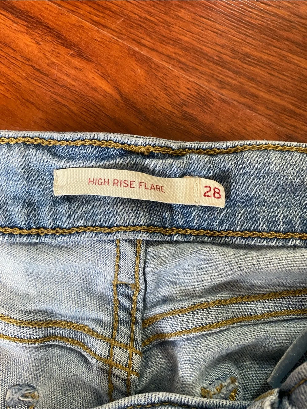 Levi's Light Blue Flare Jeans - Wide Leg